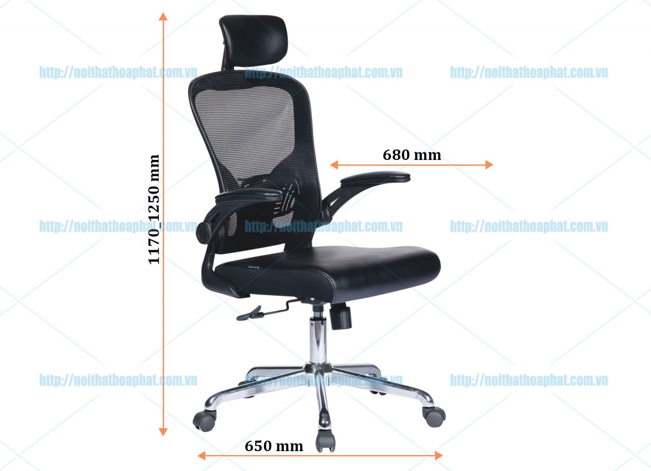 Ghế lãnh đạo lưng cao GL331 - ảnh 3