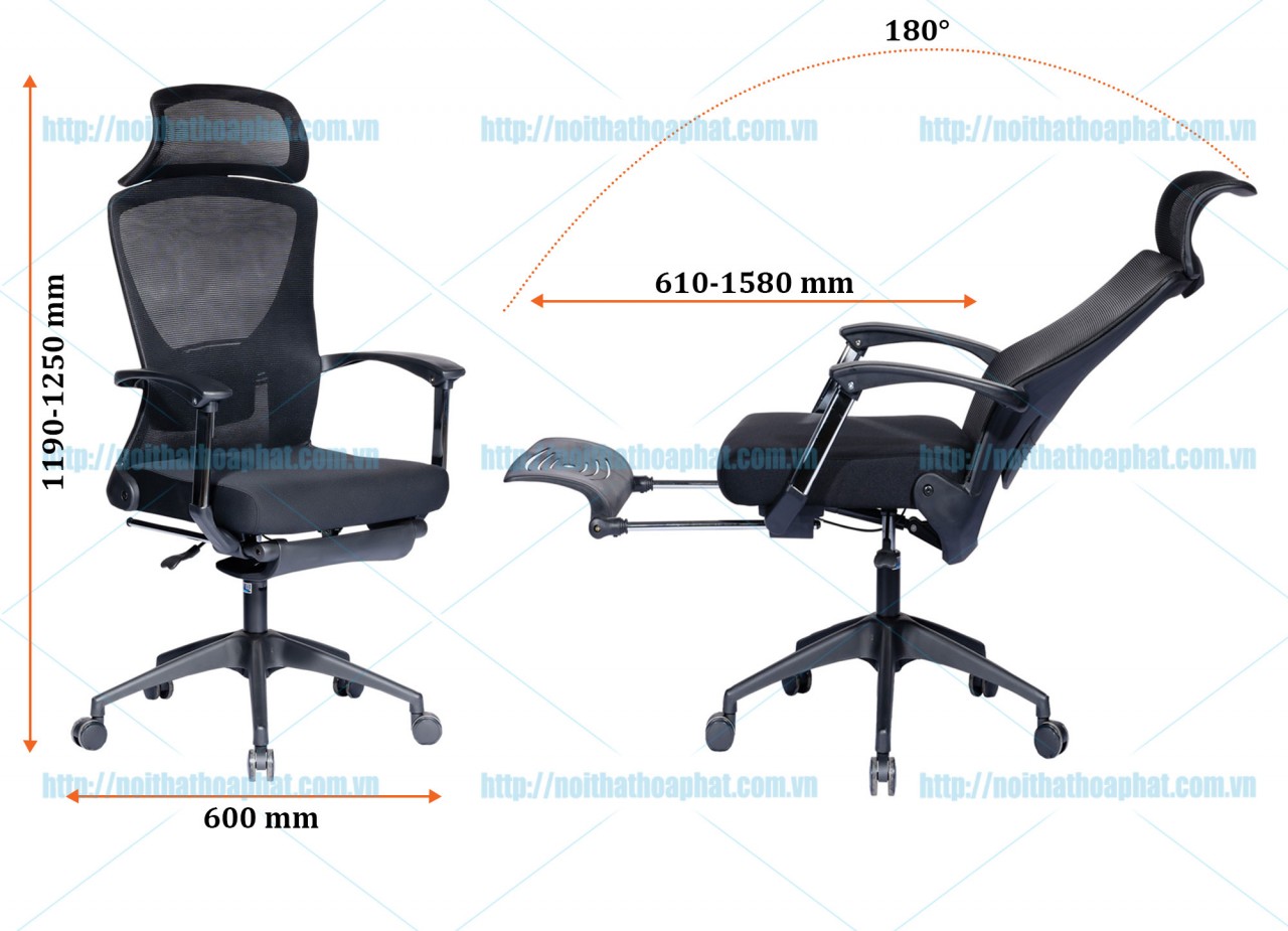 Ghế lưới cao cấp GL333 - ảnh 4