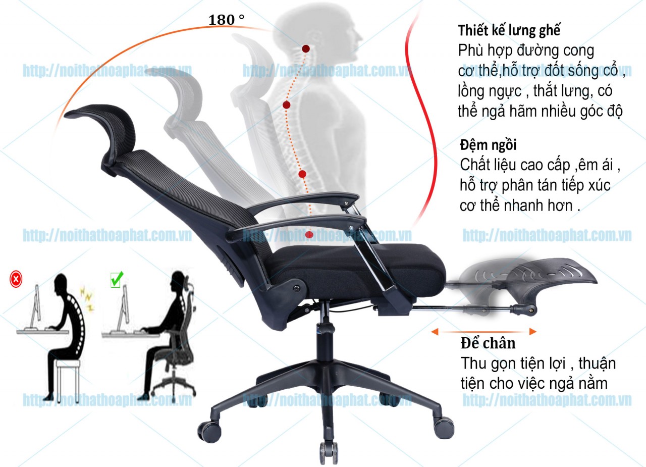 Ghế lưới cao cấp GL333 - ảnh 5
