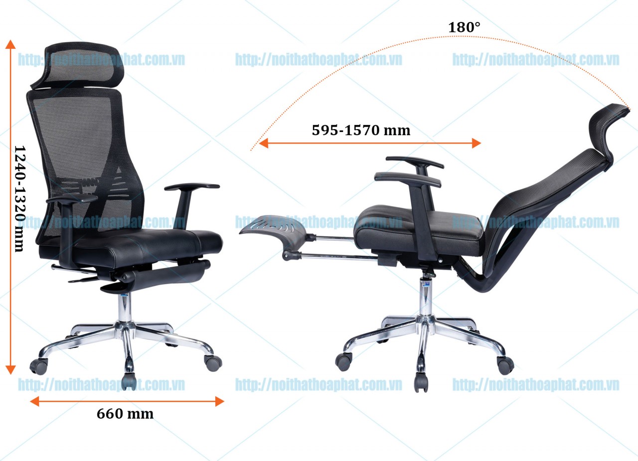 Ghế lưới lãnh đạo GL334 - ảnh 5