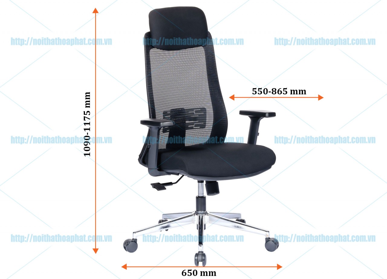 Ghế lưới lãnh đạo GL345 - ảnh 5