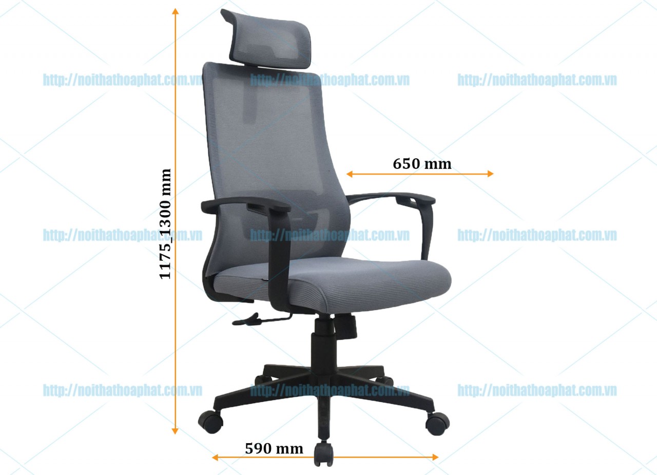 Ghế lưới lưng cao GL348 - ảnh 4