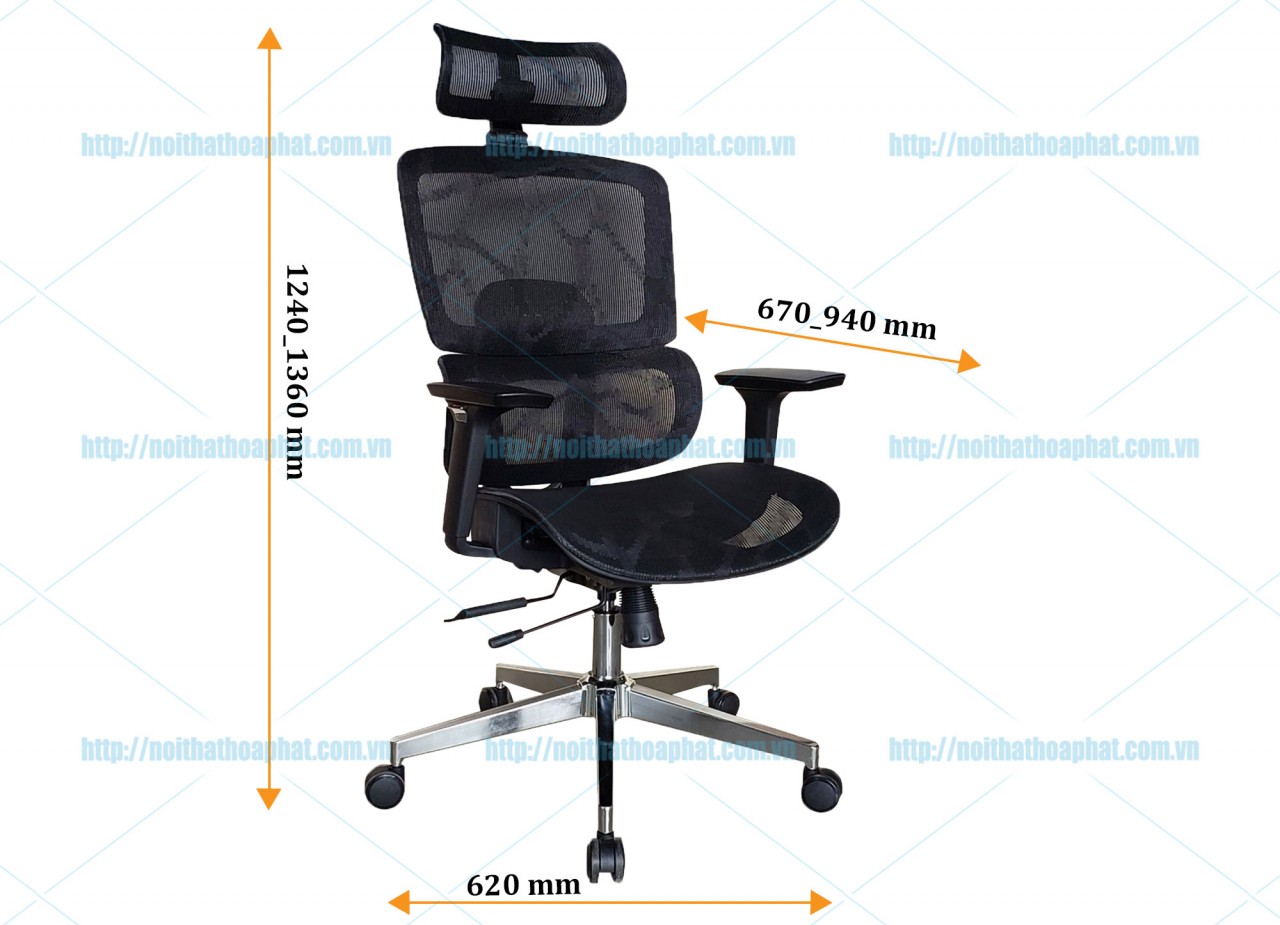 Ghế công thái học Hòa Phát GLE03 - ảnh 4