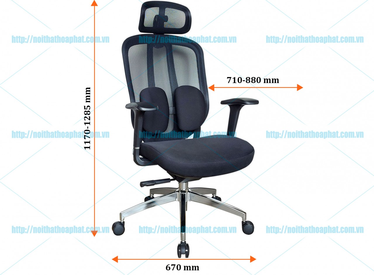 Ghế công thái học GLE04-3 - ảnh 4