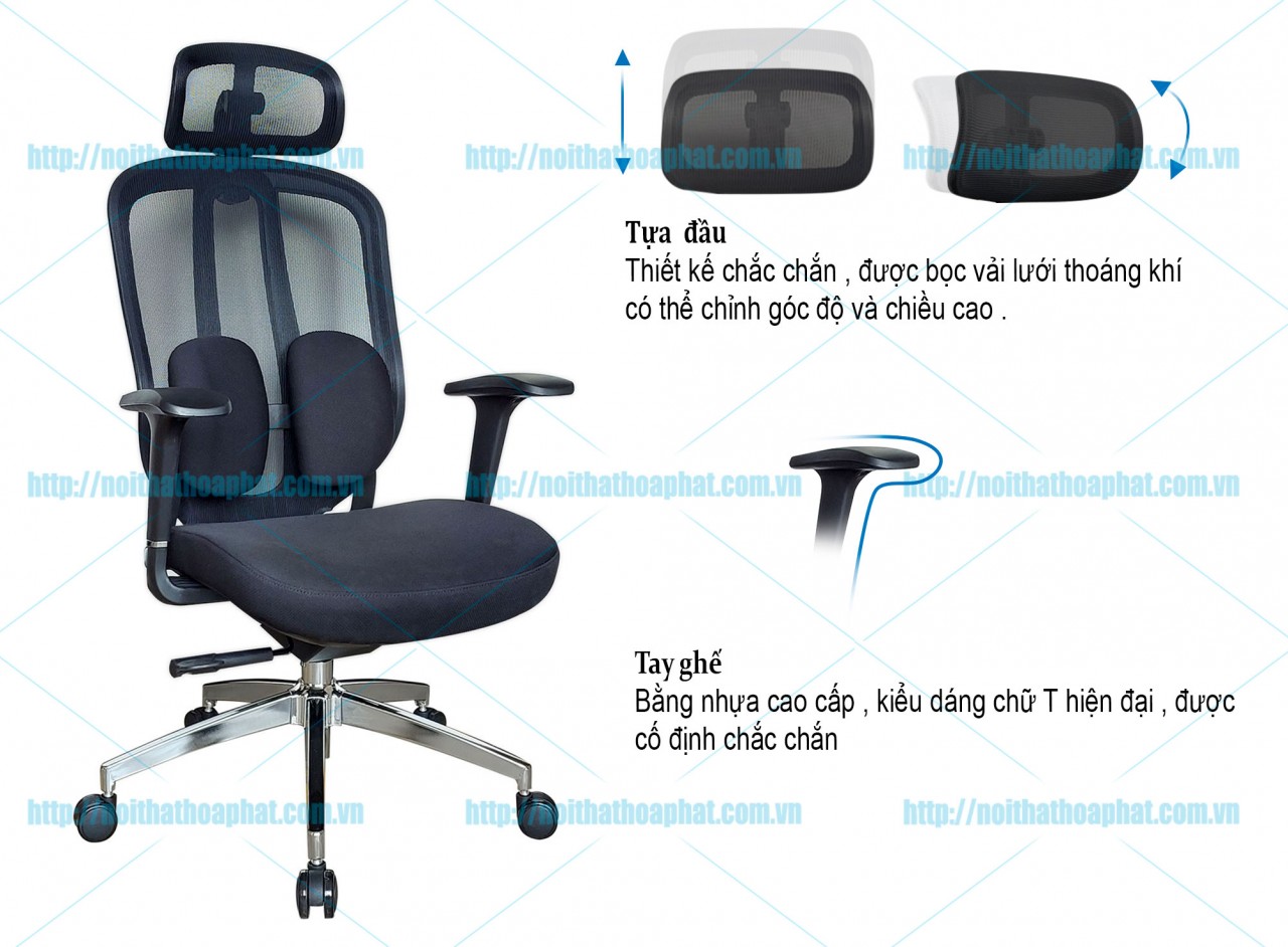 Ghế công thái học GLE04-3 - ảnh 2