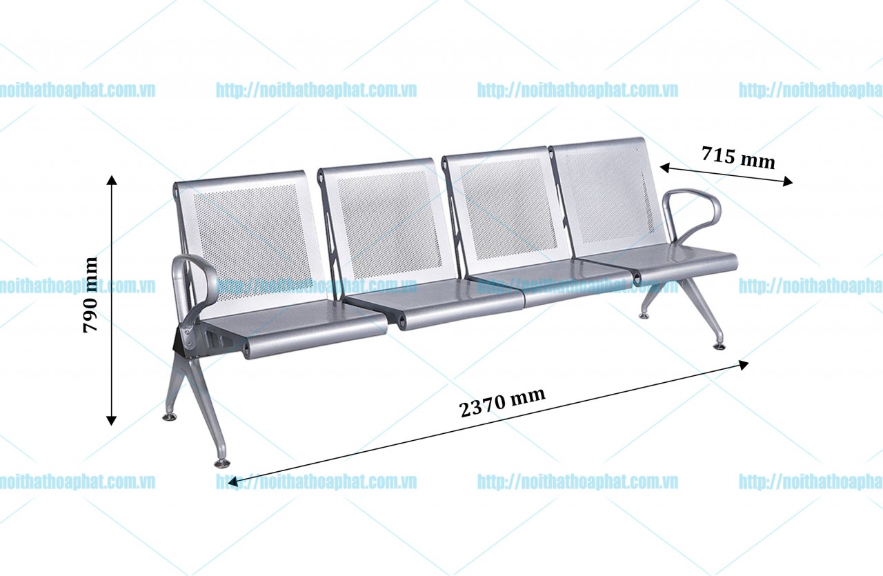 Ghế phòng chờ cao cấp GPC03-4 - ảnh 3