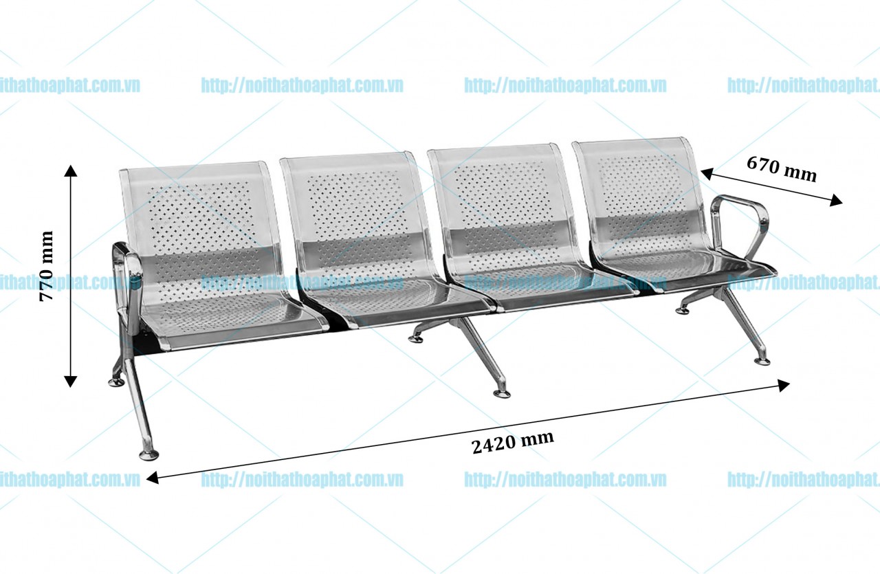 Ghế phòng chờ Hòa Phát GPC04I-4 - ảnh 3