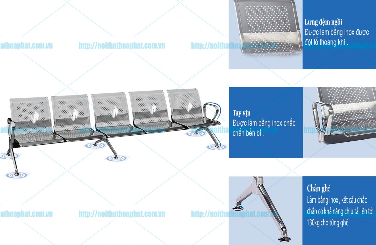 Ghế phòng chờ Hòa Phát GPC04I-5 - ảnh 4