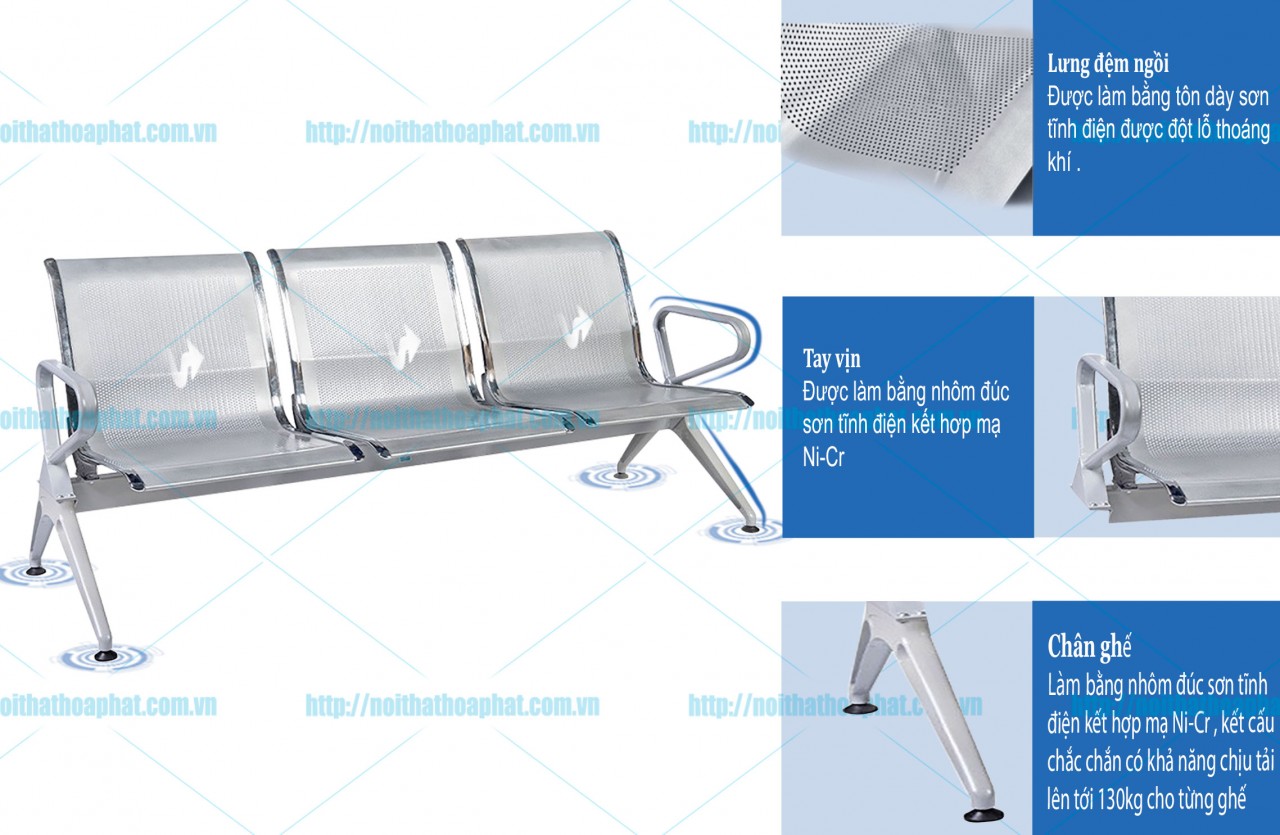 Ghế băng chờ Hòa Phát GPC06-3 - ảnh 4
