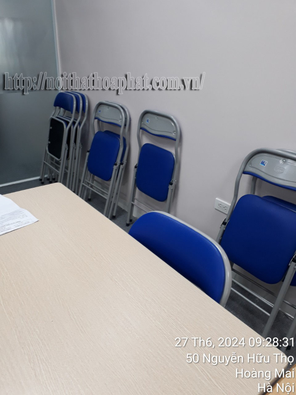 Hình ảnh thực tế ghế gấp khung thép Hòa Phát G11 Hình ảnh thực tế ghế gấp khung thép Hòa Phát G11