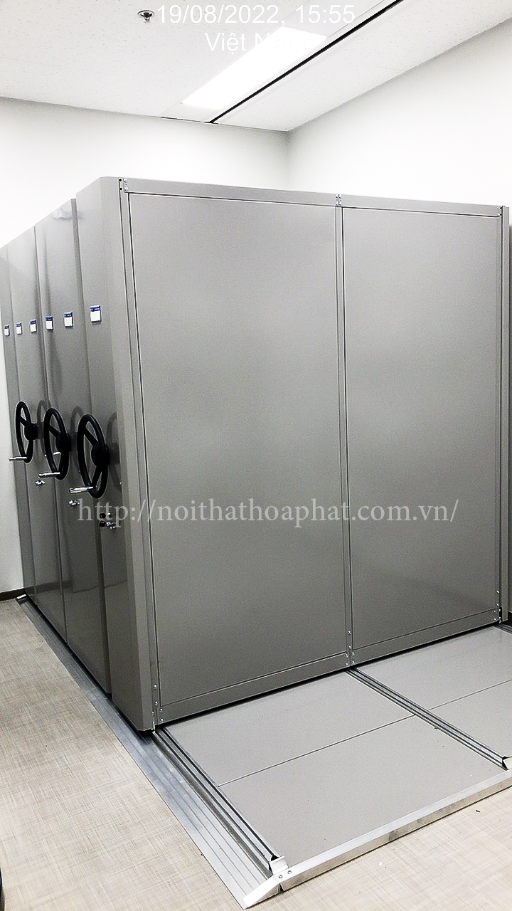 Hình ảnh thực tế tủ hồ sơ di động MCF1 Hình ảnh thực tế tủ hồ sơ di động MCF1