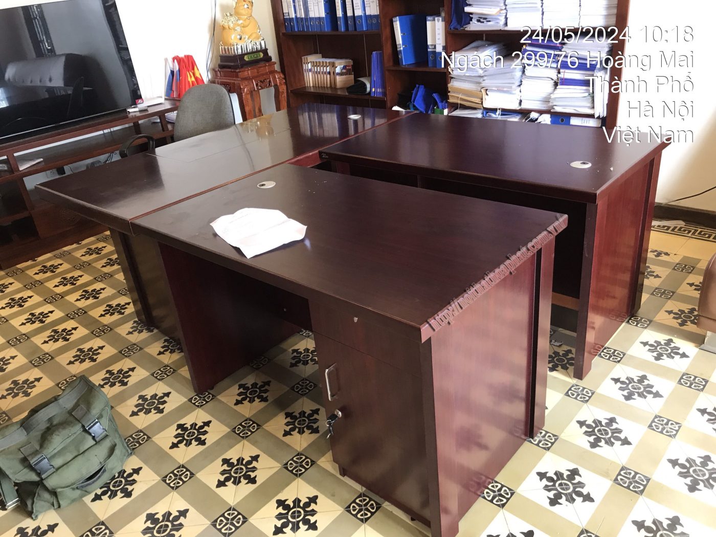Hình ảnh thực tế bàn trưởng phòng OD1200A Hình ảnh thực tế bàn trưởng phòng OD1200A