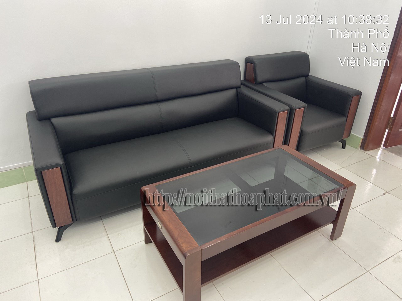 H&igrave;nh ảnh thực tế bộ ghế sofa SF701-1