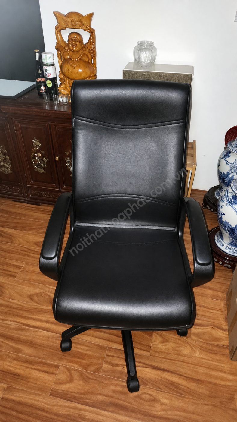 H&igrave;nh ảnh thực tế Ghế da lưng cao SG704B