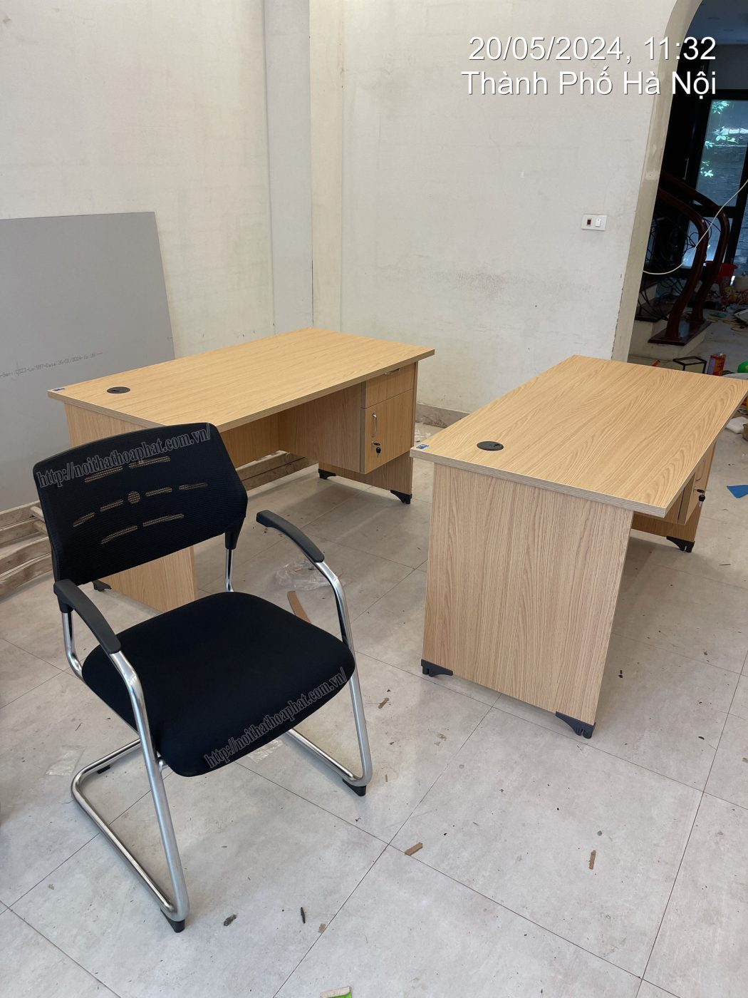 H&igrave;nh ảnh thực tế ghế họp H&ograve;a Ph&aacute;t GL419