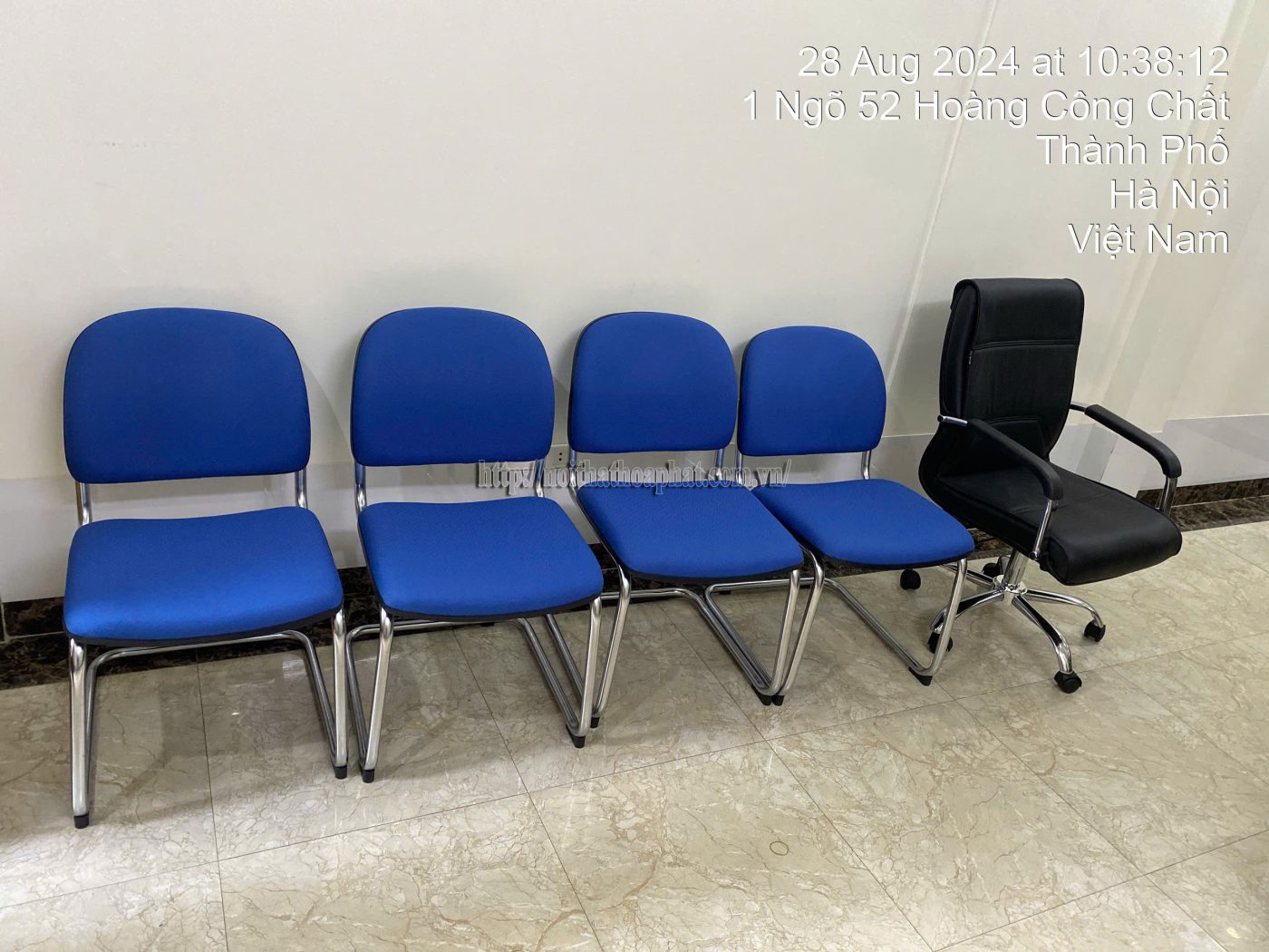 Hình ảnh thực tế ghế họp Hòa Phát VT2 Hình ảnh thực tế ghế họp Hòa Phát VT2