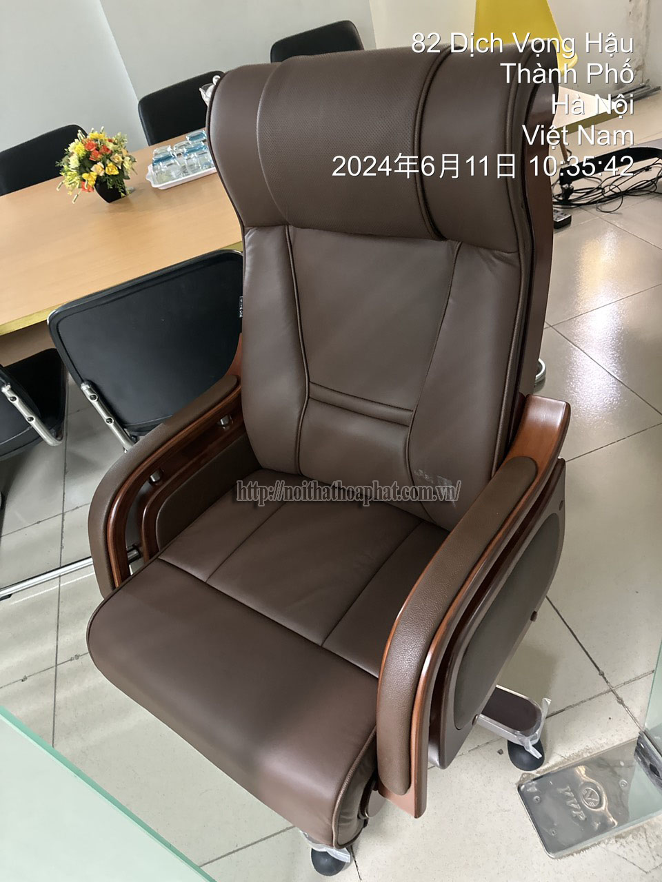 Hình ảnh thực tế ghế lãnh đạo cao cấp TQ11 Hình ảnh thực tế ghế lãnh đạo cao cấp TQ11