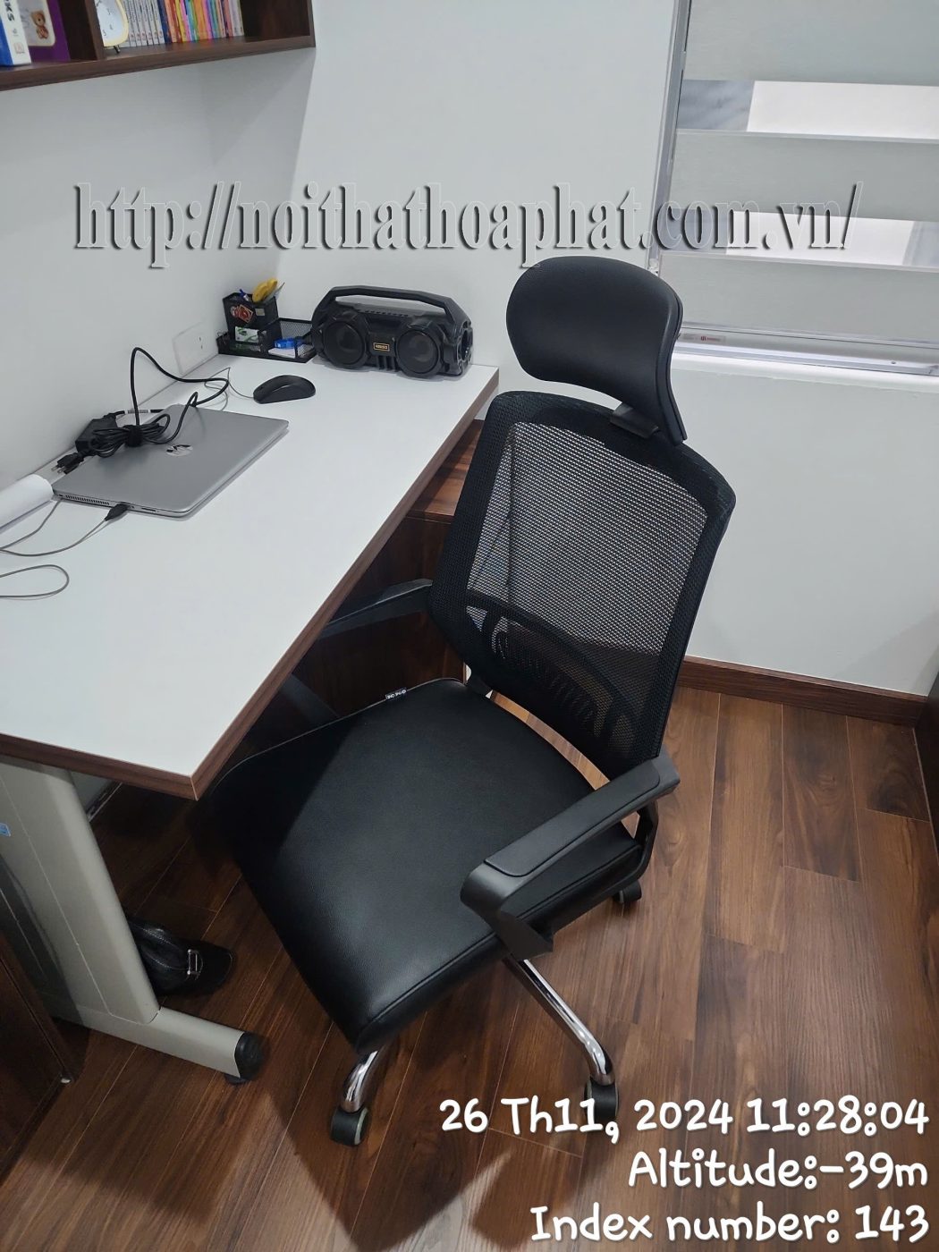 Hình ảnh thực tế ghế lưới cao cấp Hòa Phát GL329-2 Hình ảnh thực tế ghế lưới cao cấp Hòa Phát GL329-2