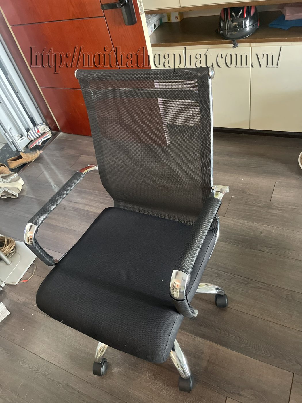 Hình ảnh thực tế ghế lưới lãnh đạo GL207 Hình ảnh thực tế ghế lưới lãnh đạo GL207
