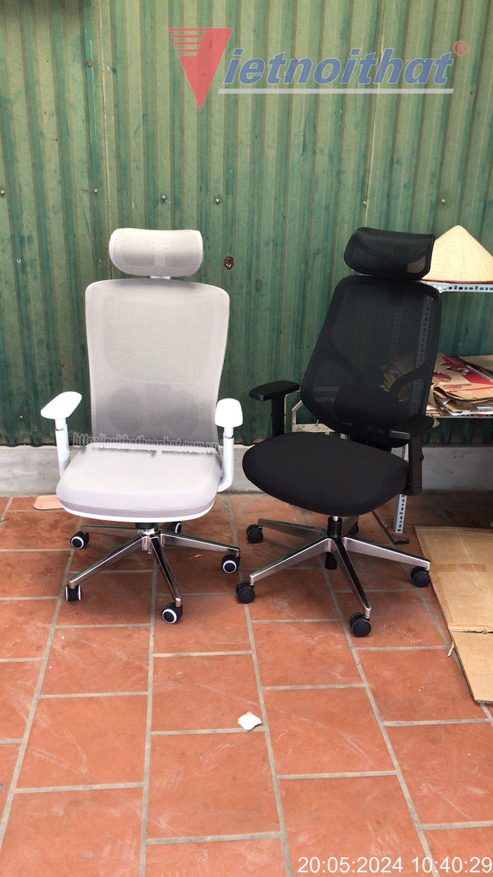 H&igrave;nh ảnh thực tế ghế lưới lưng cao FMX821T