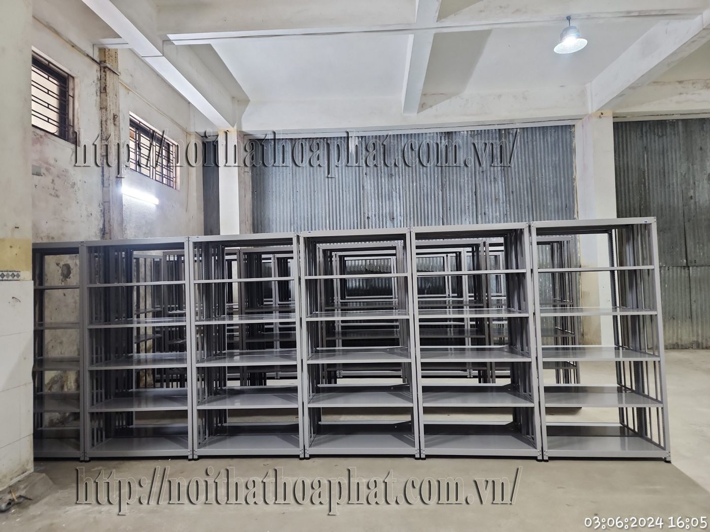 H&igrave;nh ảnh thực tế gi&aacute; sắt thư viện GS1A-2