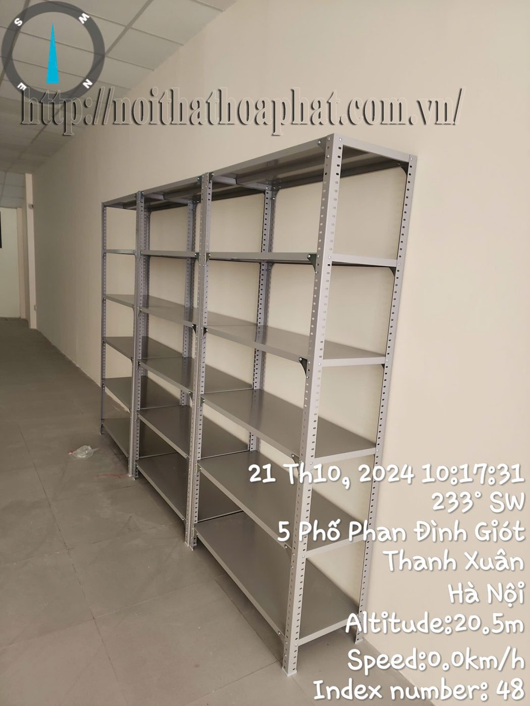 Hình ảnh thực tế giá thư viện 5 tầng GS1B-3 Hình ảnh thực tế giá thư viện 5 tầng GS1B-3