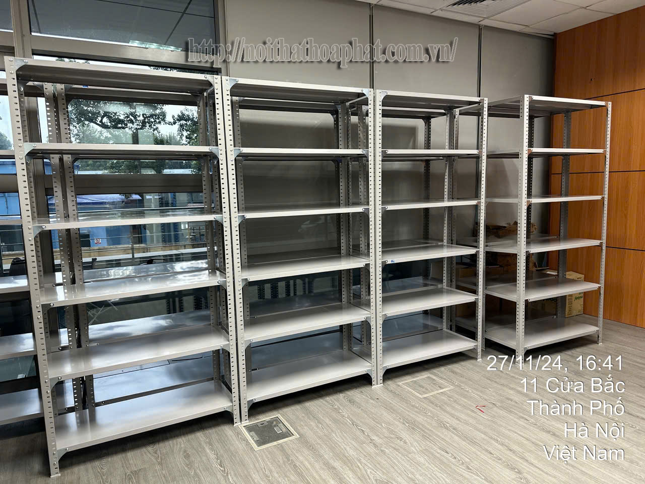 Hình ảnh thực tế giá thư viện 5 tầng GS1B-5 Hình ảnh thực tế giá thư viện 5 tầng GS1B-5
