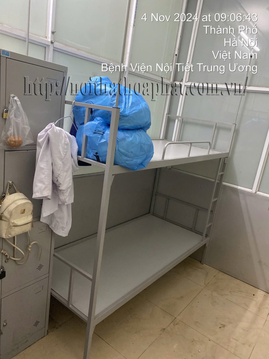 H&igrave;nh ảnh thực tế giường tầng H&ograve;a Ph&aacute;t GT40-2