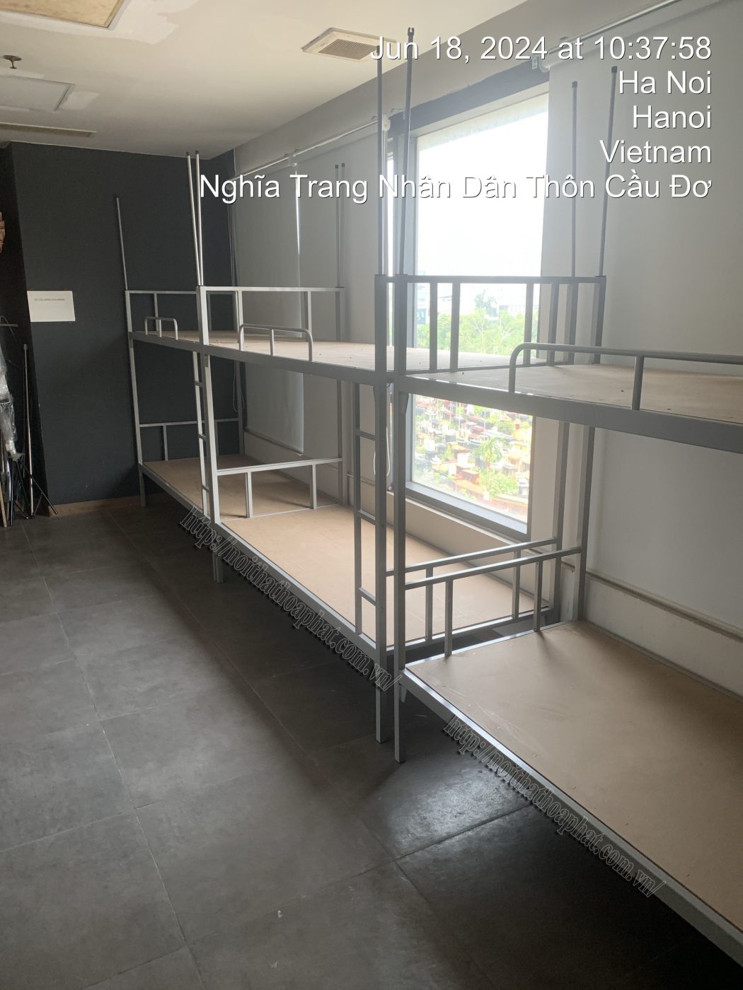 H&igrave;nh ảnh thực tế giường tầng H&ograve;a Ph&aacute;t GT40