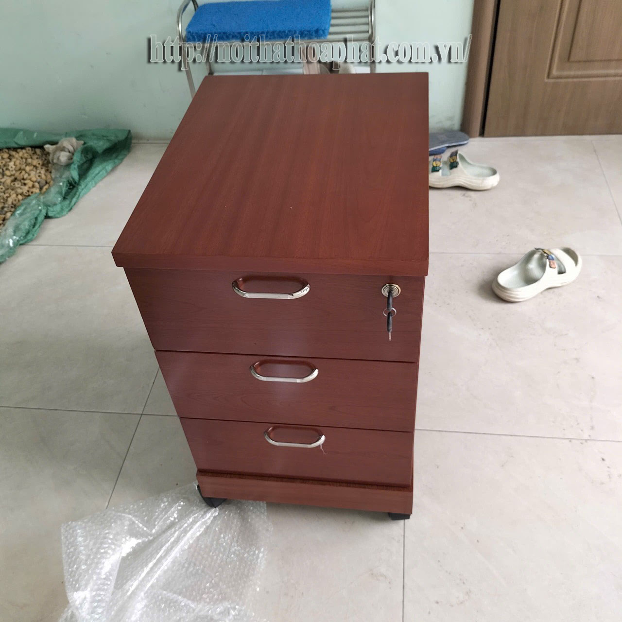 H&igrave;nh ảnh thực tế hộc b&agrave;n gi&aacute;m đốc M3DVM2