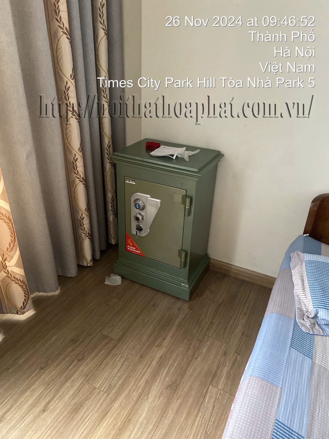 H&igrave;nh ảnh thực tế k&eacute;t bạc H&ograve;a Ph&aacute;t KA54DM-2