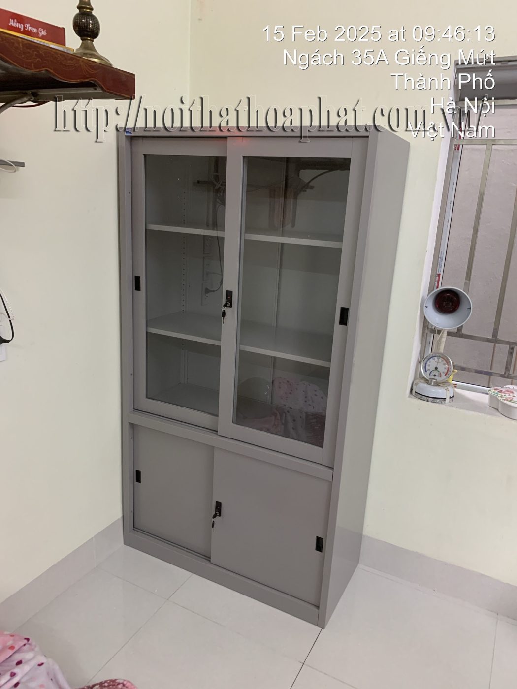 H&igrave;nh ảnh thực tế tủ hồ sơ sắt h&ograve;a ph&aacute;t TU09K3B-4
