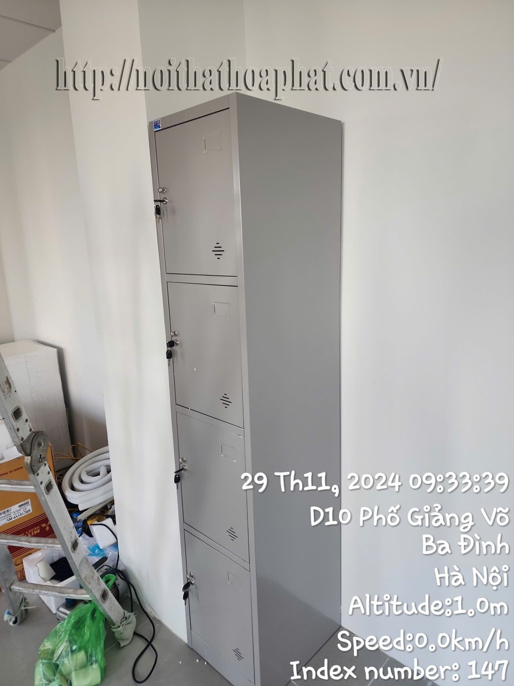 H&igrave;nh ảnh thực tế tủ locker sắt TU984-1