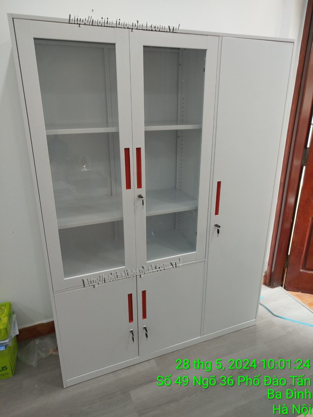 Hình ảnh thực tế tủ hồ sơ Hòa Phát TU09K5D Hình ảnh thực tế tủ hồ sơ Hòa Phát TU09K5D