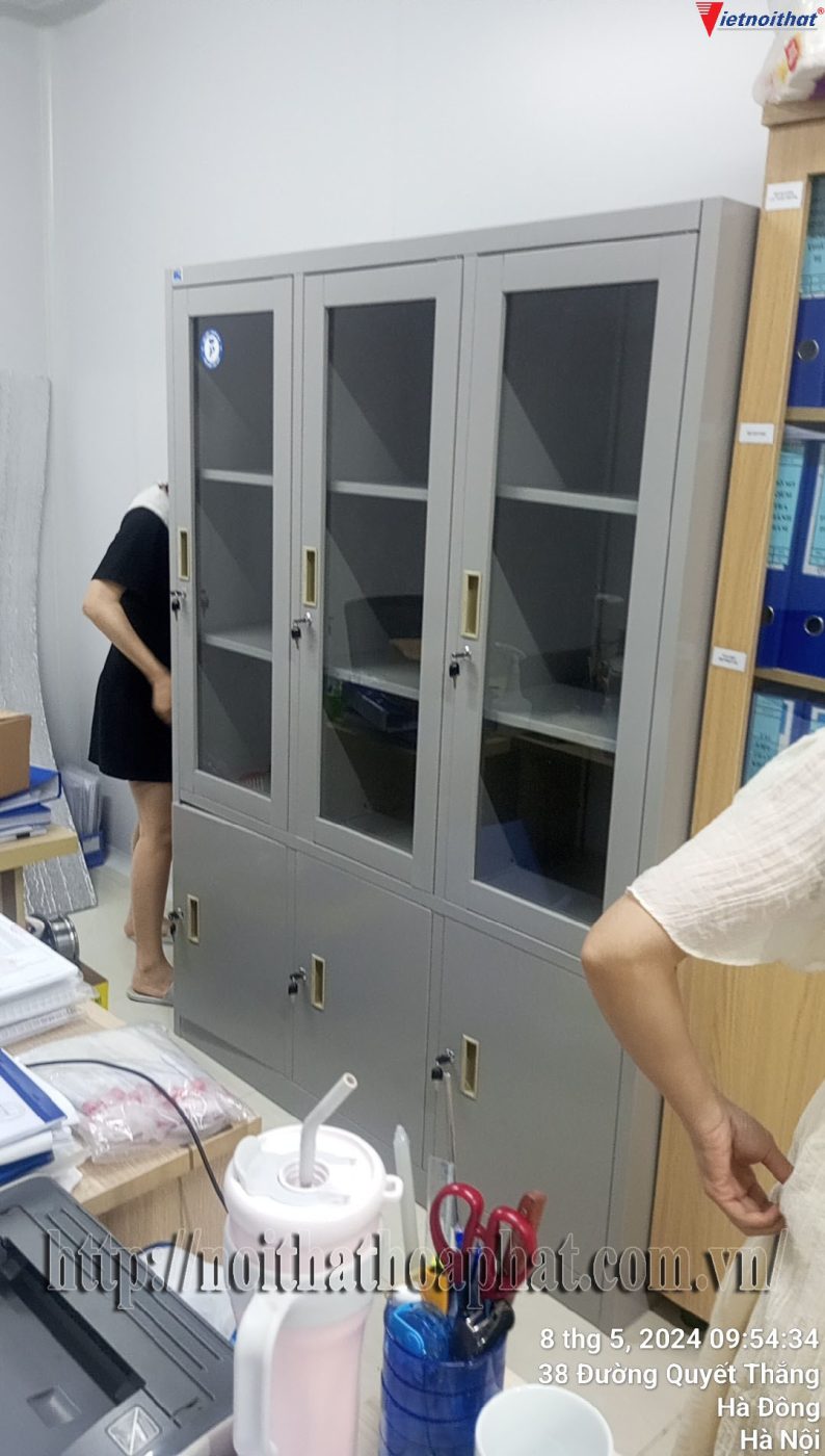 H&igrave;nh ảnh thực tế tủ sắt đựng hồ sơ TU09K7PCK-1