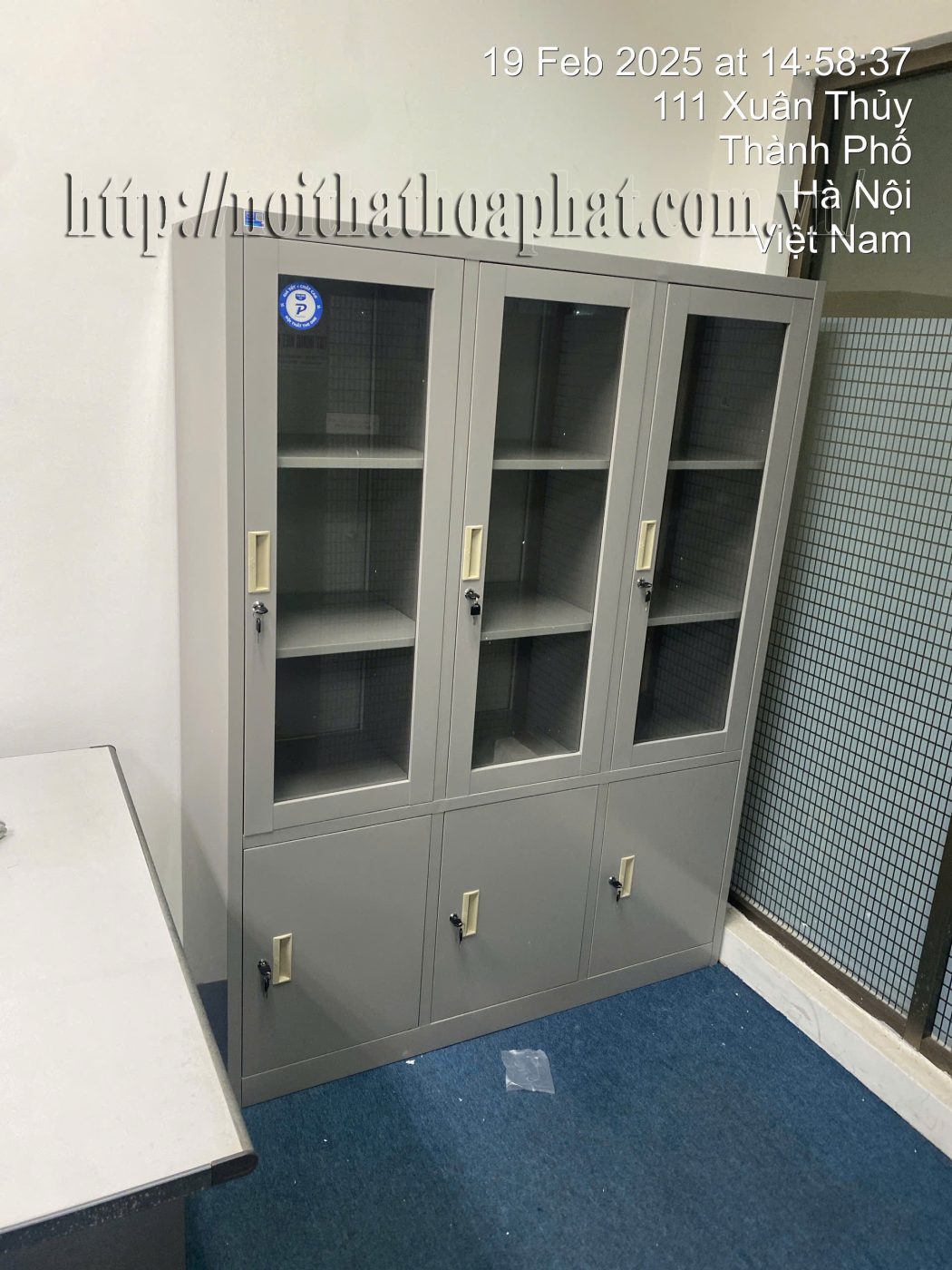 H&igrave;nh ảnh thực tế tủ sắt đựng hồ sơ TU09K7PCK-4