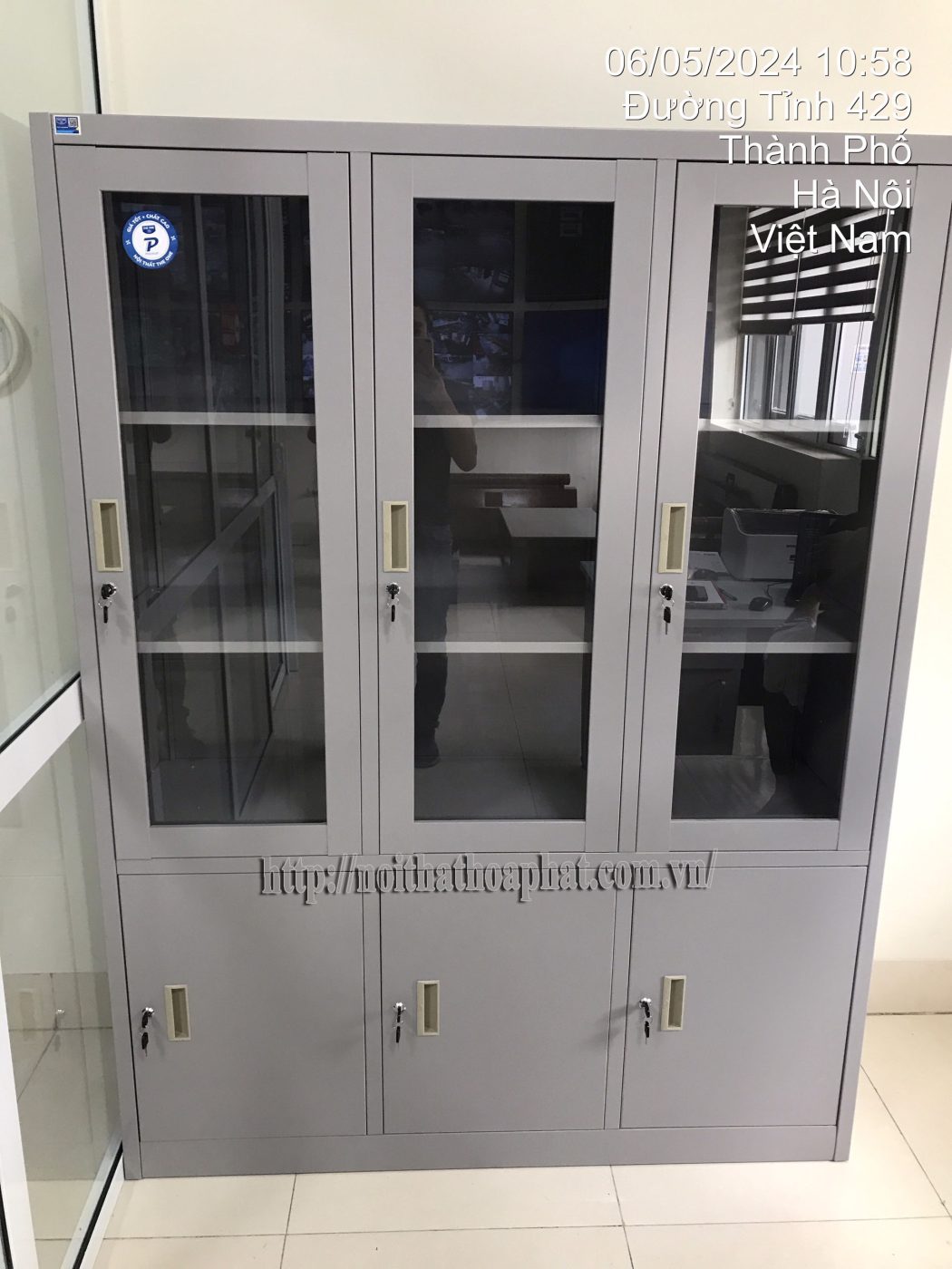 H&igrave;nh ảnh thực tế tủ sắt đựng hồ sơ TU09K7PCK