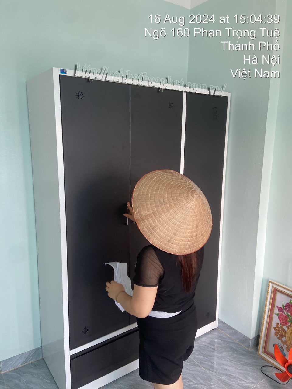 Hình ảnh thực tế tủ sắt gia đình sơn tĩnh điện hòa phát TU15B2C3 Hình ảnh thực tế tủ sắt gia đình sơn tĩnh điện hòa phát TU15B2C3