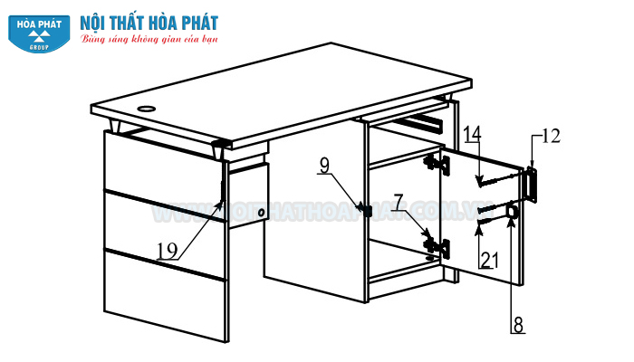 Hướng dẫn lắp đặt b&agrave;n HR120SHL, HR120HL, HR140HL