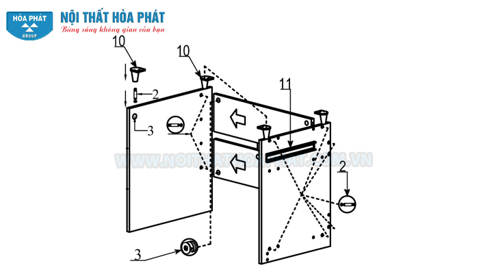 Hướng dẫn lắp đặt b&agrave;n HR120SHL, HR120HL, HR140HL