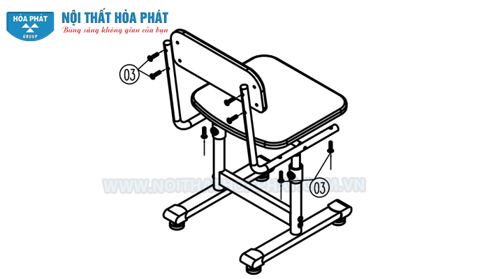 lắp đặt hoàn thiện ghế GHS28 lắp đặt hoàn thiện ghế GHS28
