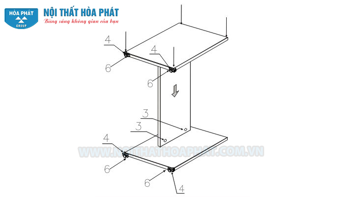 Ho&agrave;n thiện ch&acirc;n b&agrave;n HP120, HP120S