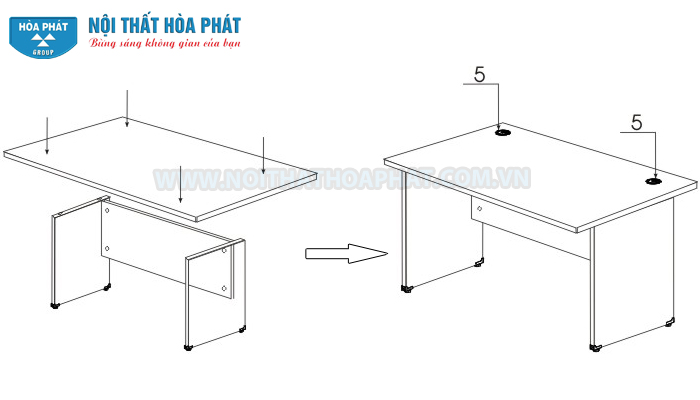 Hướng dẫn lắp đặt b&agrave;n h&ograve;a ph&aacute;t HP120, HP120S