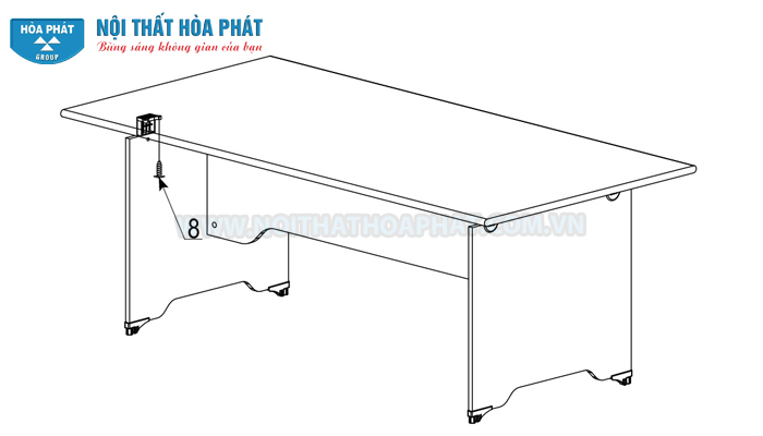 Hướng dẫn lắp đặt bàn họp NTH2010 Hướng dẫn lắp đặt bàn họp NTH2010
