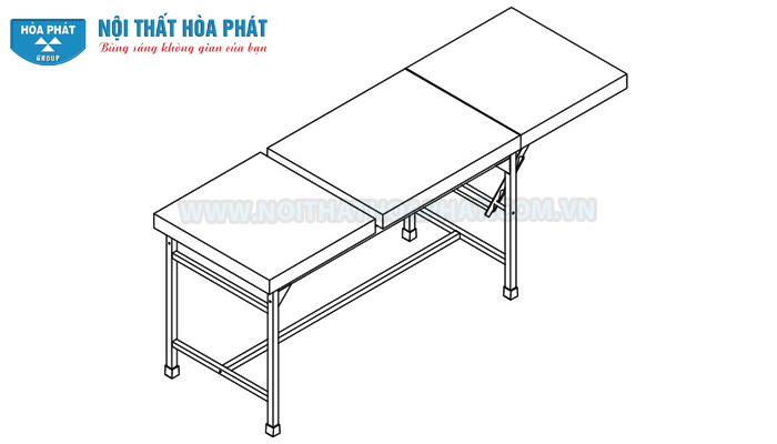 Lắp đặt bàn khám bệnh BKB01 hoàn thiện Lắp đặt bàn khám bệnh BKB01 hoàn thiện