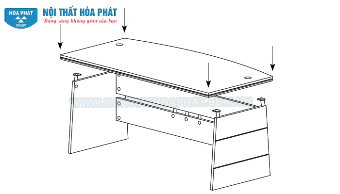 Hướng dẫn lắp đặt bàn lãnh đạo HRP1890 Hướng dẫn lắp đặt bàn lãnh đạo HRP1890