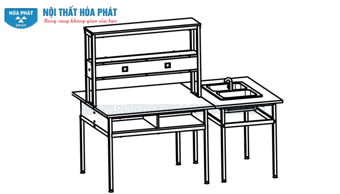 Lắp đặt ho&agrave;n thiện b&agrave;n th&iacute; nghiệm BTN102