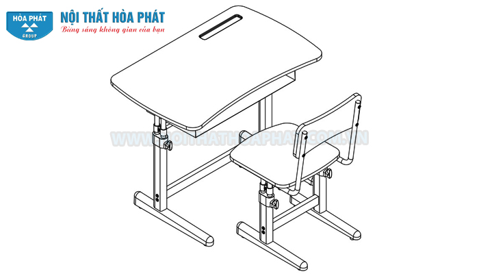 Hướng dẫn lắp đặt bộ b&agrave;n học sinh BHS20, GHS20
