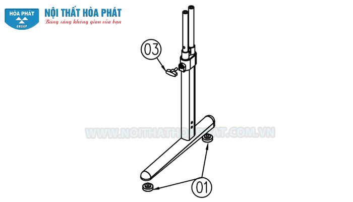 Hướng dẫn lắp đặt bộ b&agrave;n học sinh BHS20, GHS20
