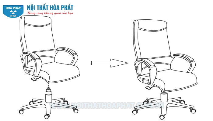 Hướng dẫn lắp đặt ghế Hòa Phát SG704 Hướng dẫn lắp đặt ghế Hòa Phát SG704